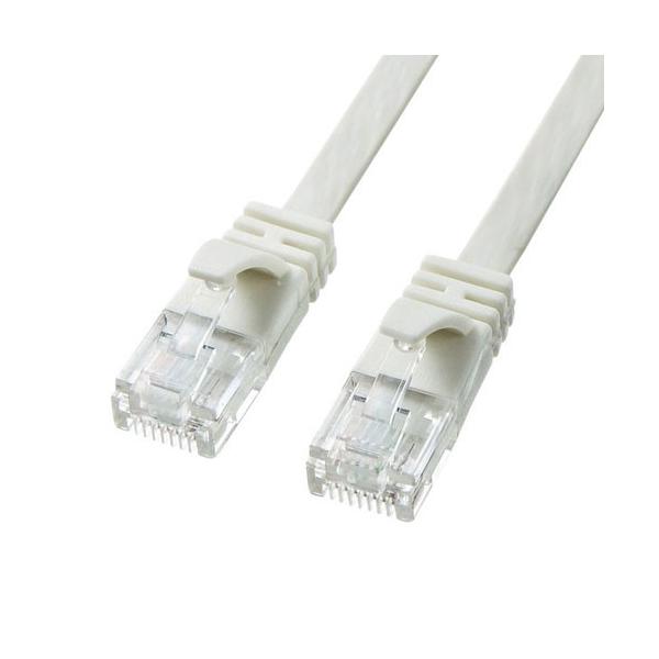 �T�����T�v���C �J�e�S��6A�t���b�gLAN�P�[�u�� �z���C�g 5m KB-FL6A-05W