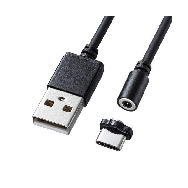 �T�����T�v���C �����^Magnet�E����USB TypeC�P�[�u�� 1m KU-CMGCA1