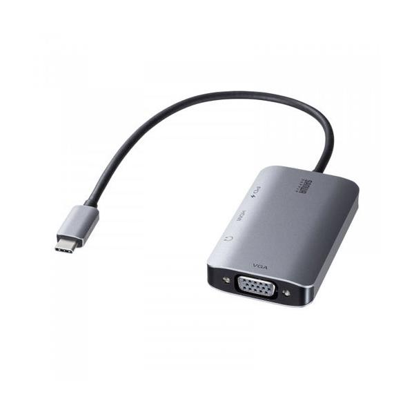 TTvC USB Type C-HDMI/VGAϊA_v^ 4K/30Hz/PDΉ AD-ALCHV02