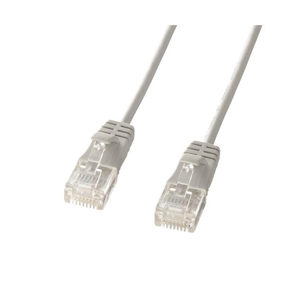 �T�����T�v���C �J�e�S��6�����ɍ�LAN�P�[�u�� �i���C�g�O���[�A5m�j KB-SL6-05