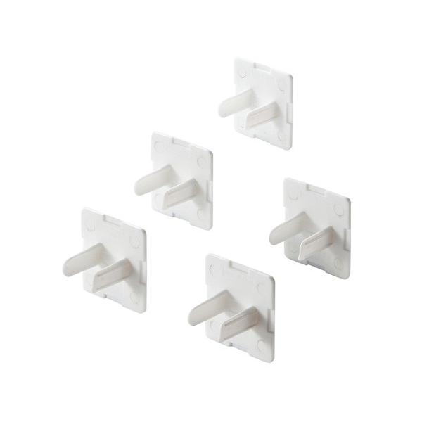 普段使用しないコンセントのホコリ防止に便利です。2P抜け止めタップ、コンセント用5個入。●普段使用しない抜け止め式タップの差込口や、抜け止め式コンセントの差込口にフタをすることで、ホコリや異物の侵入をブロックします。●子供のいたずらによる感...