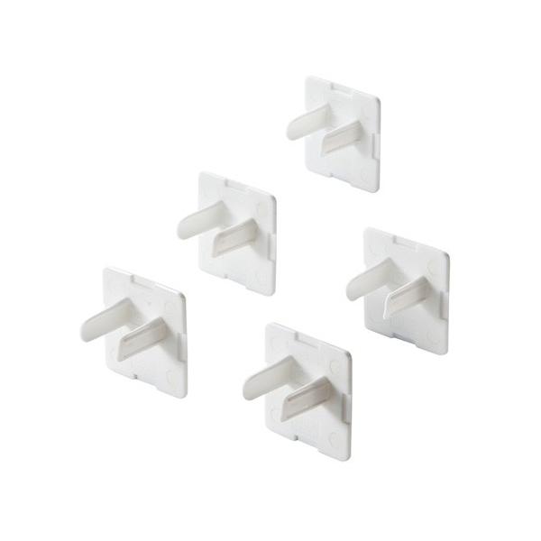 普段使用しないコンセントのホコリ防止に便利です。3P抜け止めタップ、コンセント用5個入。●普段使用しない抜け止め式タップの差込口や、抜け止め式コンセントの差込口にフタをすることで、ホコリや異物の侵入をブロックします。●子供のいたずらによる感...