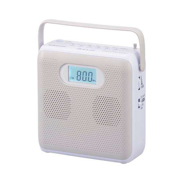 他サイト： オーム電機 ステレオCDラジオ AM/FM ステレオ ライトグレー RCR-600Z-Hの商品画像