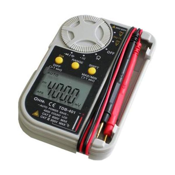 他サイト： オーム電機 デジタルマルチテスター TDB-401の商品画像