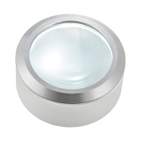 ■ ワンプッシュでLEDライトをON、L-ZOOM LEDデスクルーペ3■ 光学レンズにより約5倍に拡大されます(目測倍率と異なります)■ 本体上部のレンズを押すとLEDが点灯/消灯します■ ライトの消し忘れを防止するオートパワーオフ機能付...