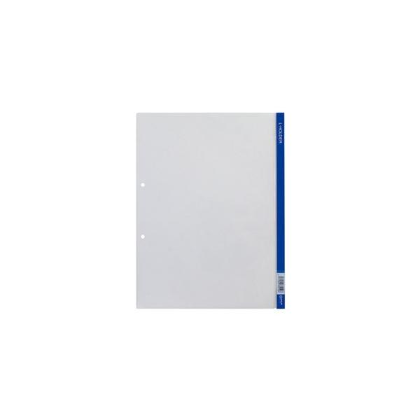 ■ 入数： 1枚■ 本体色(軸色)： 青■ 穴数： 2穴■ 外寸： 縦303×横230mm■ シート厚： 0.2mm■ 材質： 本体＝再生PP■ 見出し付キングジム / きんぐじむ / KINGJIMファイルサプライ / 穴付きクリヤーホル...