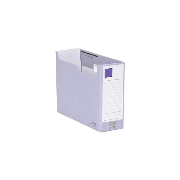 ■ 入数： 1個■ 本体色(軸色)： 青■ 規格： A4判ヨコ型■ 収納幅： 100mm■ 外寸： 幅102×奥317×高245mm■ 材質： 段ボール（古紙使用）キングジム / きんぐじむ / KINGJIM整理用品 / ファイリングボックス