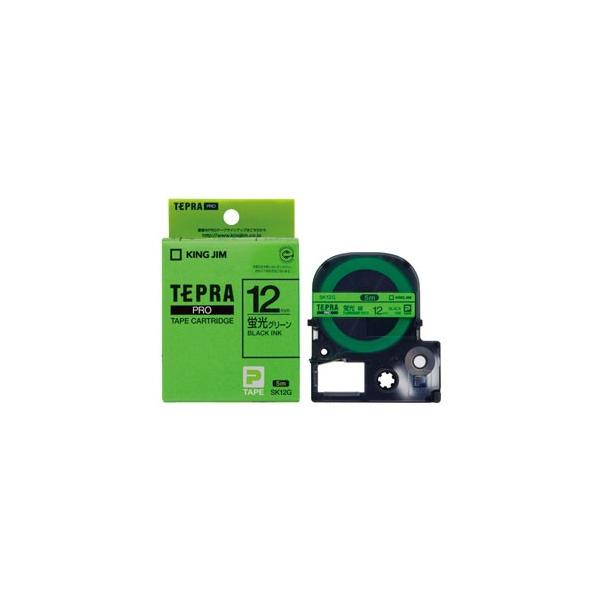 �L���O�W�� KING JIM �e�v�� PRO�e�[�v �u���F 12mm �O���[�� SK12G