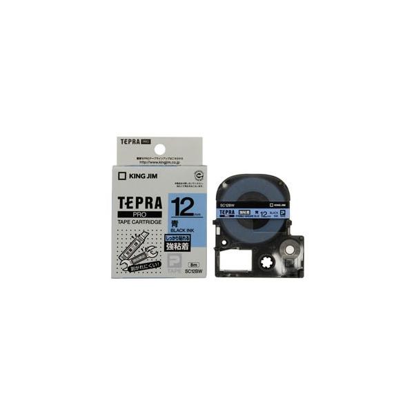 �L���O�W�� KING JIM �e�v�� PRO�e�[�v ���S�� 12mm �� SC12BW