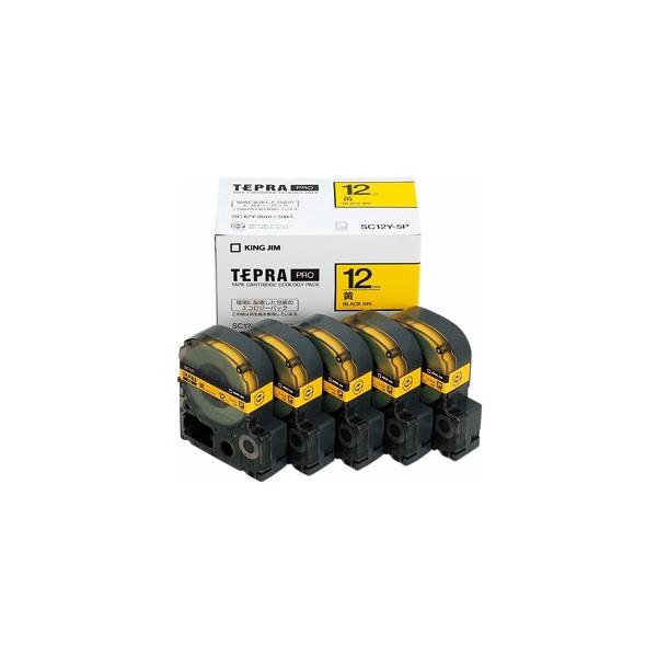 LOW KING JIM PROe[v GRpbN 12mm  5 SC12Y-5P