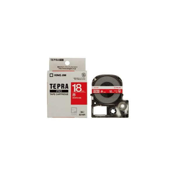 �L���O�W�� KING JIM �e�v�� PRO�e�[�v�r�r�b�h 18mm �� SD18R