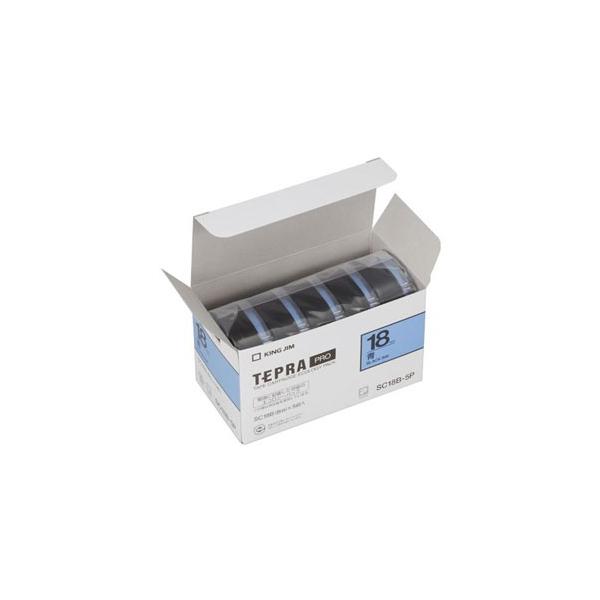 �L���O�W�� KING JIM �e�v�� PRO�e�[�v �G�R�m�p�b�N 5�� 18mm�� SC18B-5P