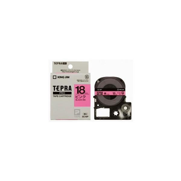 �L���O�W�� KING JIM �e�v�� PRO�e�[�v 18mm �s���N SC18P