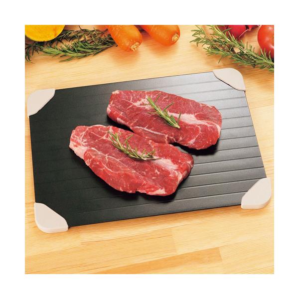 他の解凍方法よりも食材の繊維を壊さないので、食材本来の旨みをキープ。電気も流水も使わないので環境に優しく解凍。解凍時間は最速約9倍！(メーカー調べ)冷凍庫に入れて急速冷凍も！丸洗いできて衛生的！薄くて収納しやすいシンプルデザイン！■商品仕様...