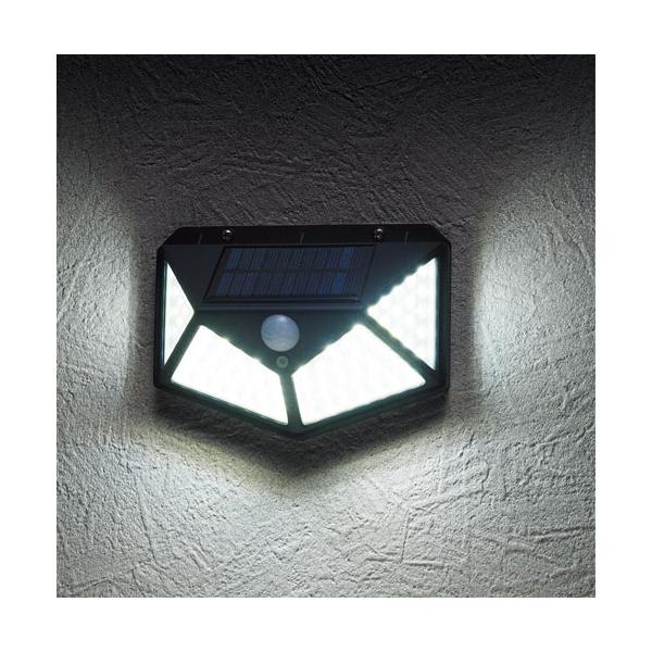 カクセー 100LEDソーラーセンサーライト LT-02