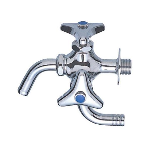 SANEI 万能二口横水栓 JF12A-13 (水栓金具) 価格比較 - 価格.com