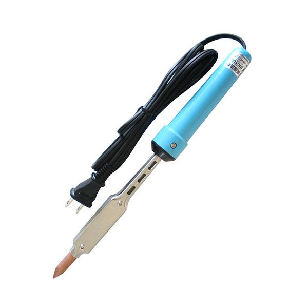 家庭用はんだこて（板金から電気部品のはんだ付けまで対応）【用途】家庭用100Wはんだこて。【機能・特徴】大熱容量型なので板金・電気部品のはんだ付けなど幅広くお使い頂けます。熱伝導のよい銅こて先付きです。RoHS対応品です。【仕様】消費電力：...