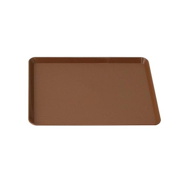 軽く、扱いやすい長角トレーです。キズの付きにくいシボ加工を施して有ります。外寸サイズ(mm)：326×236×15重量：215材質：ポリプロピレン樹脂食器洗浄機対応：可電子レンジ対応：不可エンテック / えんてっく / ENTEC