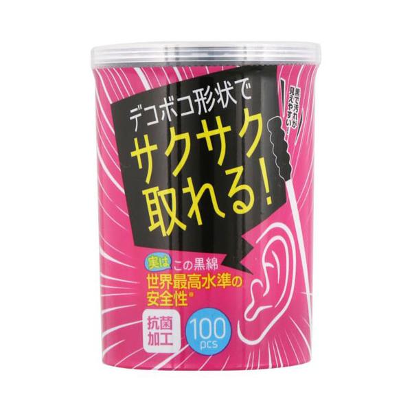 他サイト： 平和メディク ライフ サクサク取れる！黒綿棒 100本入の商品画像