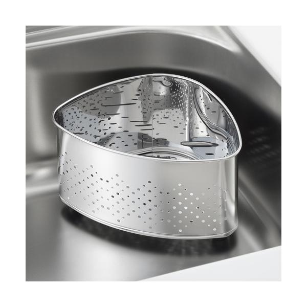 銅を含有した抗菌ステンレスを使用。銅イオン効果により汚れにくく、ステンレス製でお手入れしやすい。清潔にお使いいただけます。本体サイズ(mm)：全長 200×幅 145×高さ 115本体重量(g)：215材質：本体：フェライト系抗菌ステンレス...