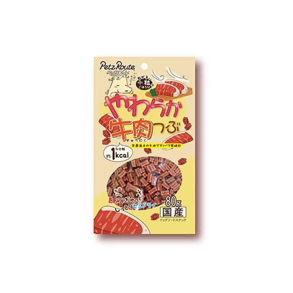 やわらか牛肉　ラム肉　馬肉　鹿肉　つぶ 80g ペッツルート やわらか牛肉つぶ 80g : webby shop - 通販 - Yahoo