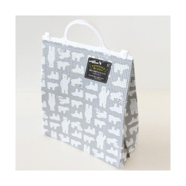 お買いもの時やアウトドアに便利なアルミバッグ！■ 軽量で手軽に使える保冷バッグ！・食品や飲み物等の保冷に便利なシロクマ柄アルミ製保冷バッグです。■ 外気を遮断！・断熱性の高い素材で保冷効果が高く、冷凍食品のお買い物などに便利です。・市販の保...