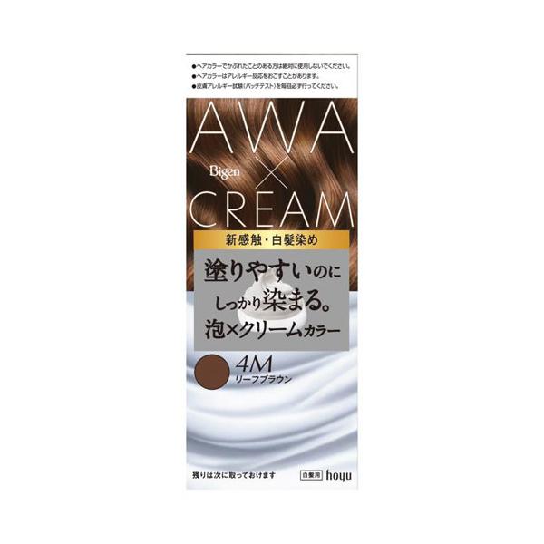 ホーユー ビゲン 泡クリームカラー 4M リーフブラウン