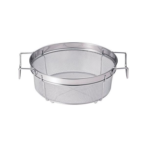 【未使用】ステンレス業務用フライヤー用 油缶・コシ網 2個セット 遠藤商事 SA 18-8 ステンレス フライヤー油缶用 篭 15リットル用