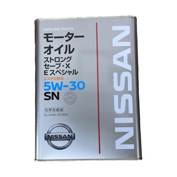 日産 純正エンジンオイル ストロングセーブ・X Eスペシャル SN 5w-30