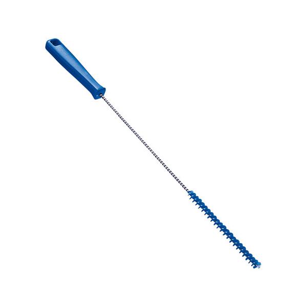 ●チューブや容器の内面、器具の細かい隙間の洗浄に最適。【仕様】ブラシサイズ(mm)：10×150全長(mm)：500材質：芯部：ステンレス、グリップ部：ポリプロピレン、毛：PBT耐熱温度：130℃
