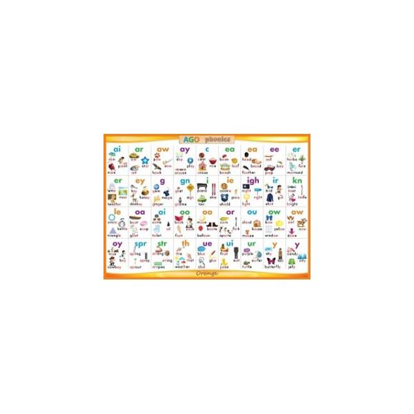 AGO AGO Phonics Orange iLevel 3j p|X^[ Classroom Poster [AGO J[hQ[]