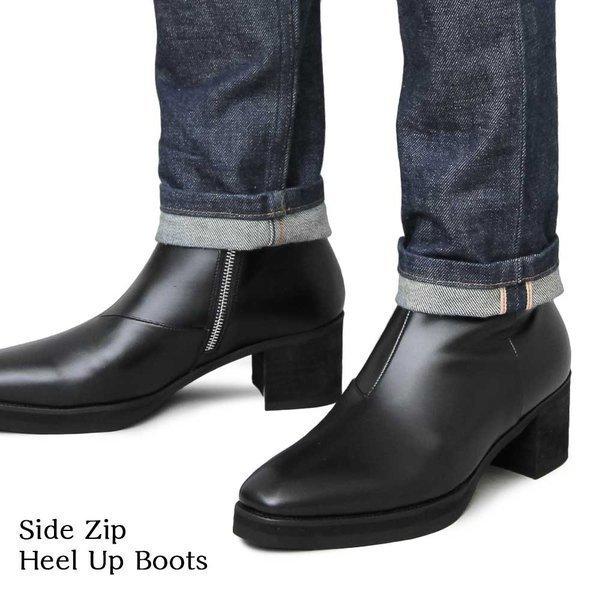 最終値下げ」 SIDEZIP HIGHHEEL BOOTS - メルカリ
