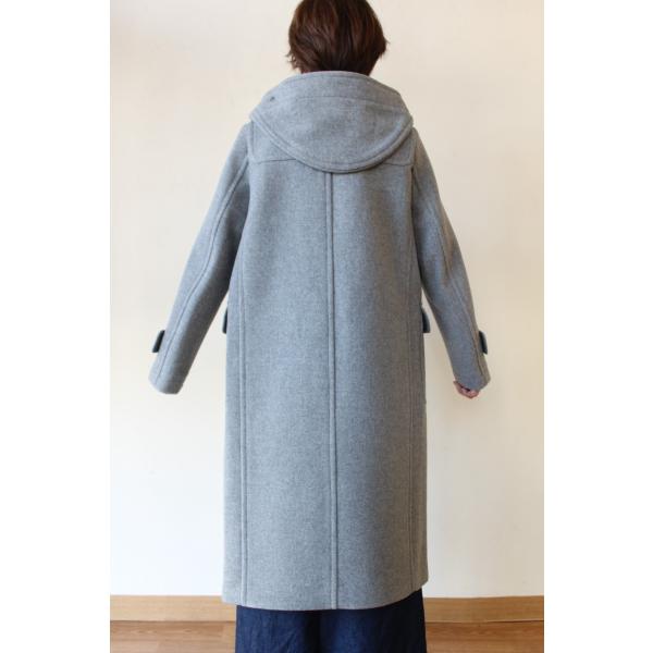 トゥモローランド Tomorrowland ロングダッフルコート グレー