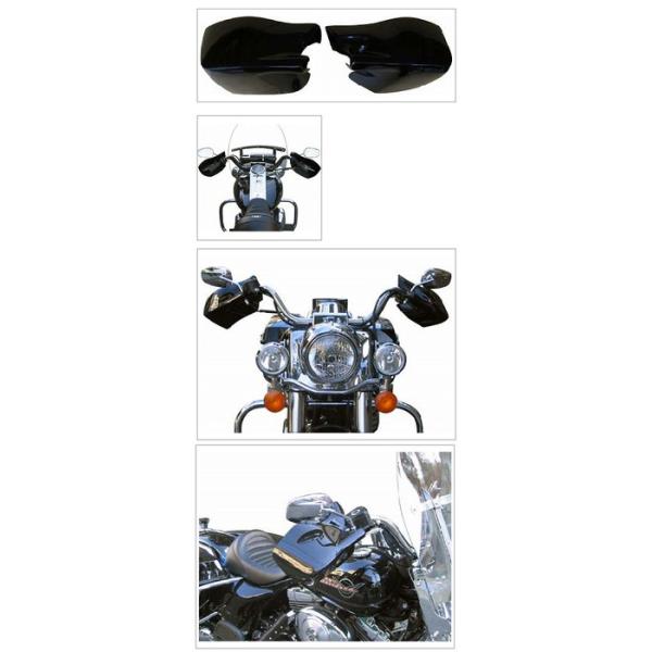 バイク用ハンドル ナックルガード ハーレーダビッドソン」の人気商品