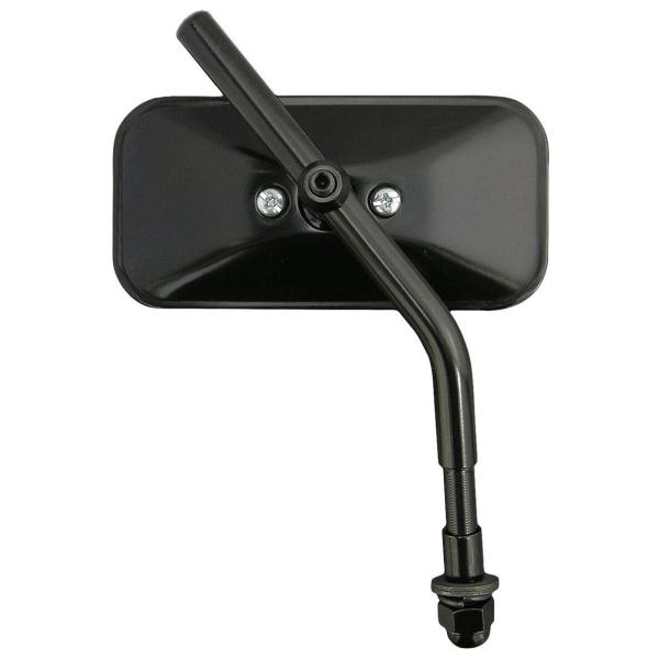 Neofactory ネオファクトリー ショートステムスクエアミラー ブラック 汎用 HARLEY-DAVIDSON ハーレーダビッドソン ミラー ハンドル