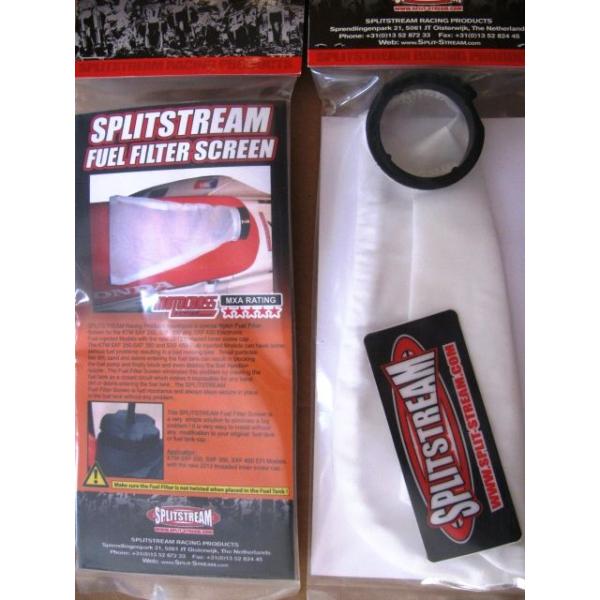 SPLITSTREAM �X�v���b�g�X�g���[�� �t���[�G���t�B���^�[�X�N���[�� SXF250 SXF350 SXF450 KTM �R���t�B���^�[ �R���֘A �G���W��