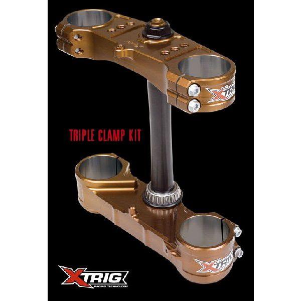 XTRIG �G�b�N�X�g���b�O TRIPLE CLAMP for MINI(�g���v�� �N�����v �t�H�[ �~�j) YZ85 06-16 YAMAHA ���}�n �g���v���c���[�E�X�e���E�A���_�[�u���P�b�g