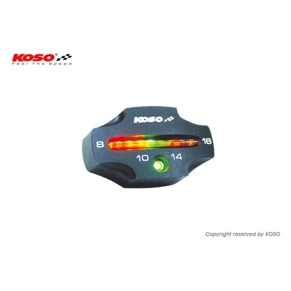 KOSO コーソー LED電圧チェッカー【CNCブラック】 電気・電圧計 計測ツール