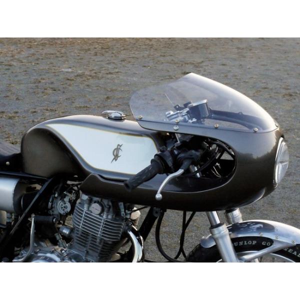 専用 ネイキッド用ロケットカウル 汎用 GULL CRAFT ガルクラフト 汎用TTラージフランジロケットカウル