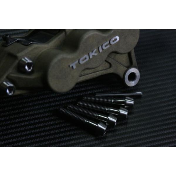 TITANIUM64 �`�^�j�E�����N�W���E���� �u���[�L�p�b�h�s���E�L�����p�[�u���b�W�{���g�Z�b�g �z�Ɏ_���J���[�F���� TOKICO 6POT/4POT �u���[�L