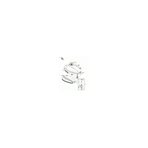 CMS V[GGX Fuel Tank DamperCrubber Z1 KAWASAKI JTL K\^N ^N֘A O