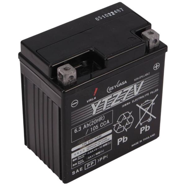GS YUASA YTZ7V バッテリー YAMAHA GSユアサ GS YUASA GSユアサ YTZ7V オートバイ用 制御弁型(MF)12V