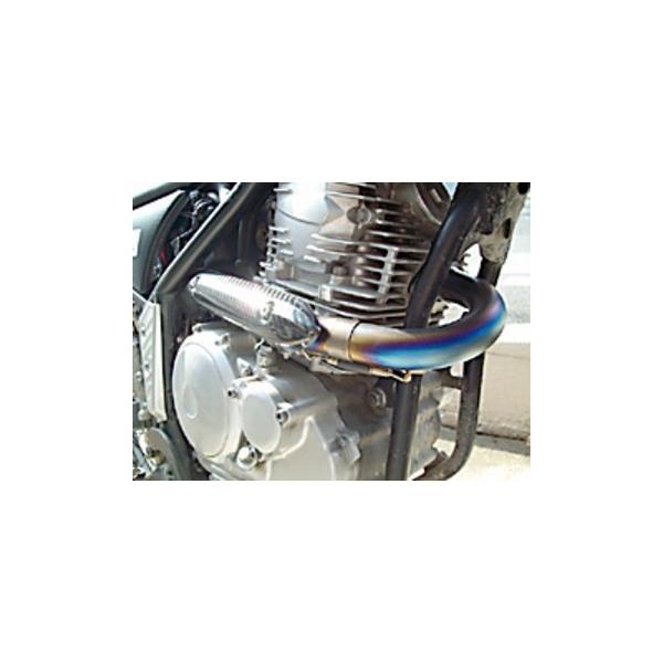 チタンエキゾーストパイプ (トリッカー、XT250セロー(2018〜)用) チタンエキゾーストパイプ (トリッカー、XT250セロー(2018〜)用