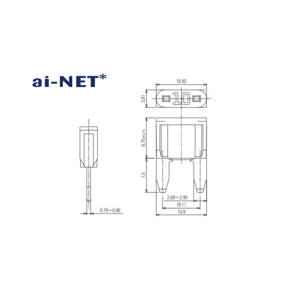 ai-net �A�C�l�b�g �~�j���^�q���[�Y �^�C�v�F30A(�O���[��) �q���[�Y �d���n ���i�摜2