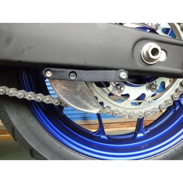 K&amp;T �P�C�A���h�e�B�[ �`�F�[���K�[�h �J���[�F�V���o�[ YZF-R25 YZF-R3 YAMAHA ���}�n �t���[��
