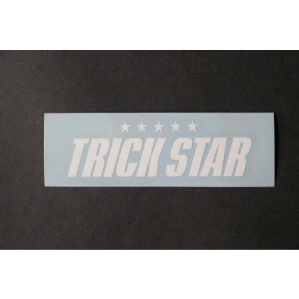 TRICKSTAR トリックスター ステッカー114 カラー：ホワイト ステッカー・デカール 外装
