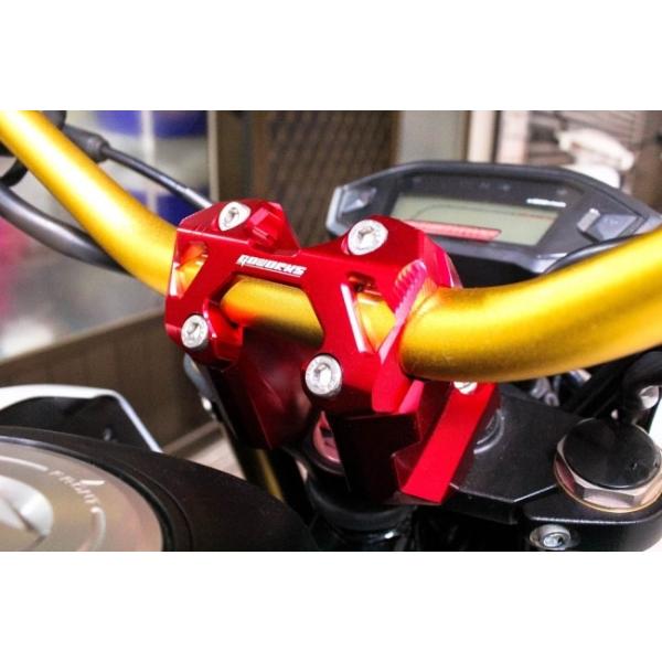 Go Works �S�[���[�N�X �g�b�v�u���b�W �J���[�F�u���[ MSX125(GROM) HONDA �z���_ �n���h�����Ӄp�[�c �n���h��