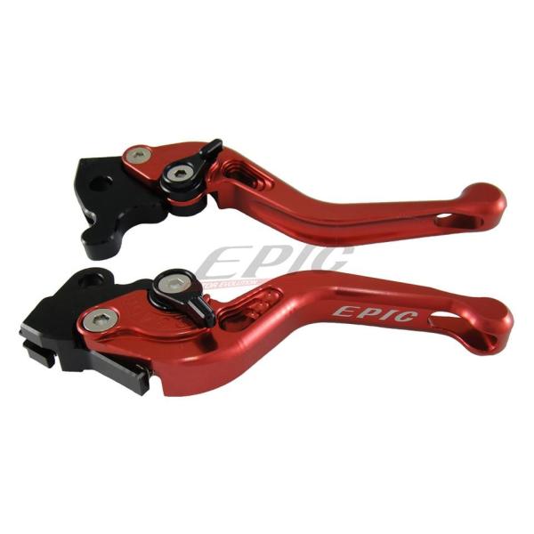 EPIC �G�s�b�N 6�i�K�A�W���X�^�u�����o�[ �J���[�FRed JR 100 VJR FI KYMCO �L���R �u���[�L���o�[ �n���h�����Ӄp�[�c �n���h��