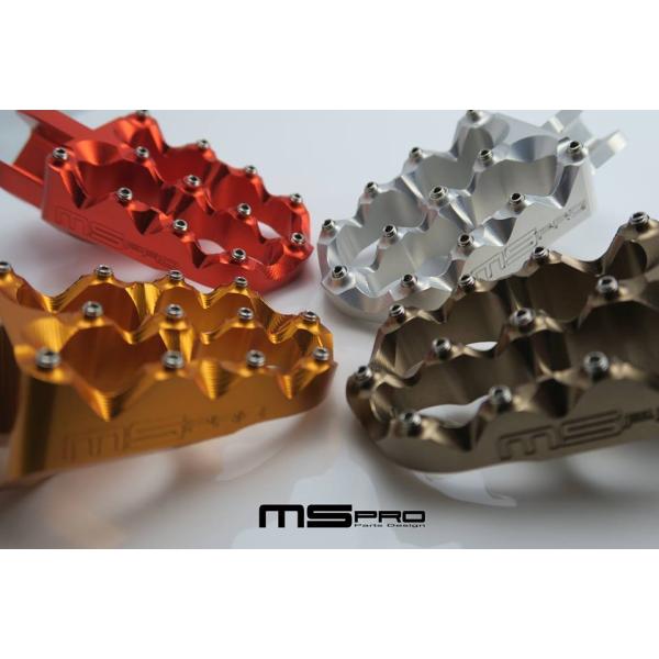 MSPRO �G���G�X�v�� CNC�A���~�j�E���t�b�g�y�OA�^�C�v �J���[�F���b�h RnineT BMW �t�b�g�y�O �X�e�b�v �����