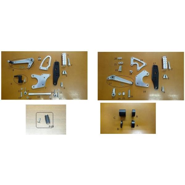 K&amp;T �P�C�A���h�e�B�[ L���X�e�b�v�v���[�g GROM ���[�V���O�X�e�b�v8�|�W�V���� HONDA �z���_ ���̑��X�e�b�v�I�v�V�����E��C���i �X�e�b�v �����